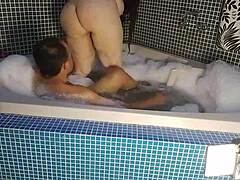 Hottie Milf Teases in POV with Natural Tits and Big Cock Machine