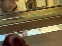 Realizing fantasy with friend dominating her