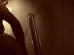 Sexy Dahlia's Naughty Solo Fun in the Shower