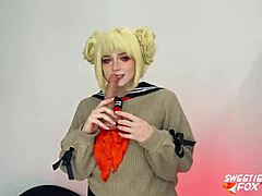 Himiko toga and her hairy pussy celebrate 18th with first sex and reampie
