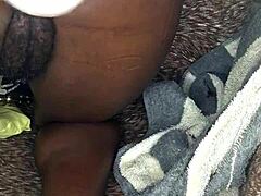 Amateur Rides Bottle To Cum From Fan Gift