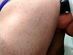 Intense double penetration with anal plug and double anal dildo toys