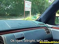 hitchhicking couple fuck while driver films fucking ass tattoo pov pickup european outdoor amateurs cumshot