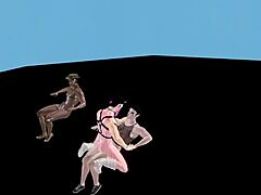 Huge cock anal sex outdoor with cum