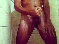 i had two huge orgasms in the shower while masturbating, cum dripping from my hand