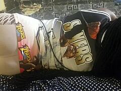 Teen shows her ass with passionate farting display