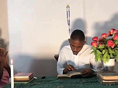 sex before confession? she confessed her slutty desires with big tits and ass!