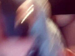 Redhead girlfriend fucks herself with dildo!