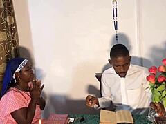 sex before confession? she confessed her slutty desires with big tits and ass!