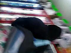 Check Out This Mexican Big Ass In The Store