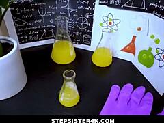 Blonde Cheerleader Stepsister Kait Austin Pierce Licks Pussy