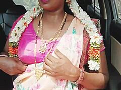 Indian Bhabi In Saree Car Romance With Dirty Talks