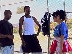 Fucking Asian Mom Bent Over in Heels