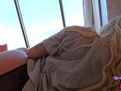 i woke my stepsis with morning dick on vacation and she rode me hard - jaz jizzes