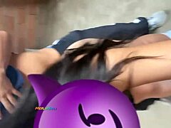 Argentinian babe says, take my ass and cum inside.