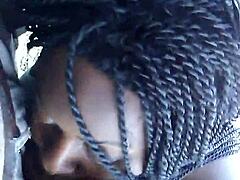 INTERRACIAL PUBLIC BLOWJOB AND DOGGYSTYLE OUTDOORS