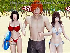 Indian Babe With Big Tits And Ass In Game Of Desire!