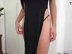 why is this cute brazilian struggling with her first dp anal?