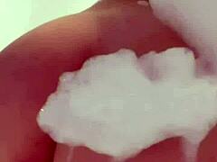 Horny British Slut Plays With Herself In The Shower