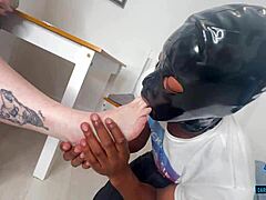 Alpha bull services bambi's feet in interview casting