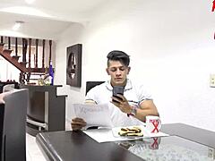 Deepthroat Cock With Lover In Threesome