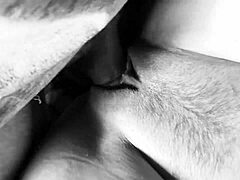 CLOSEUP FUCK of tight pussy and CUMSHOT