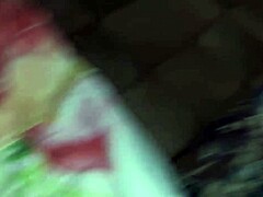 Stepmom cleans closet while girlfriend licks pussy in POV