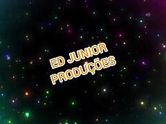 Hotwife Takes Ed Junior's Cock in Ass While Cuckold Films in Sheer Red