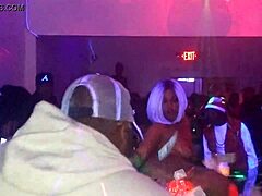 cherise roze strips at halloween party in phila