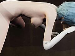 Rei Ayanami says, 'I love sucking this cock in 3D porn'