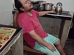 Horny Latina Maid Waits For Boss Without Panties To Relieve Stress With Her Wet Pussy.