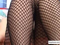 Katja Kassin Gapes In Interracial Anal Fuck