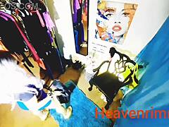 Beautiful blonde babes in heels perform sexy stripteases in this compilation