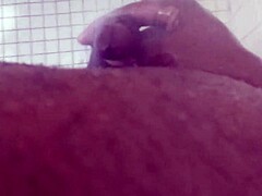 Intense Orgasm From Shower Head! Feel The Water Pulse Against Her Body!