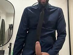 Hung daddy says, I'm jerking off hard.