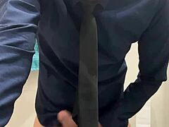 Hung daddy says, I'm jerking off hard.