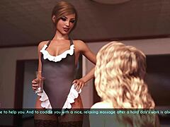 a wife and stepmother share family moments