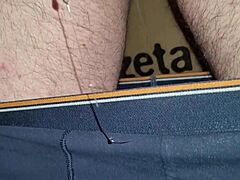 Shimmering Precum And Ropes Of Cum