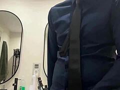 Hung daddy says, I'm jerking off hard.