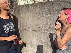 the maloka friend of carmona fucked me all in his backyard with big cock and anal