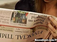 Blonde maid, wanna clean my feet and kiss my pussy?