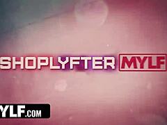 shoplifting milf passed around by stepson and three men in shop orgy