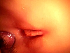 Cute Shaved Doll Enjoys Double Anal And Handjob Pleasure