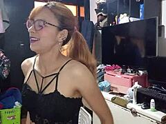 surprise husband with thongs, get nonstop fucks until ass hurts