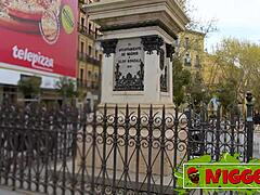 21 years old colombian babe valen pink is not sure about black cocks until she sees this one