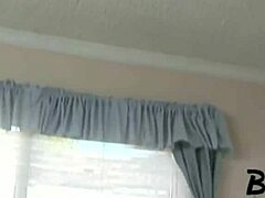 Black amateur with big tits is getting fucked by a bbc