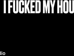 Tattooed milf gives deepthroat blowjob to big black cock