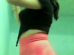 Panty Lines Visible In Tight Leggings Worn By Prostitute