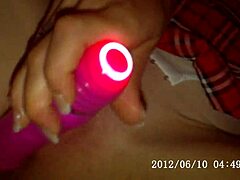 my first experience with a blonde using cum and dildo toys