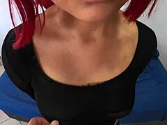 Abi Love natural tits ke saath rides deti hai